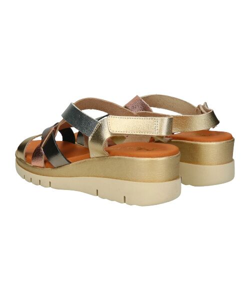 INTER-CHAUSSURES / インター ショシュール サンダル | 【MARILA】メタリックレザー厚底サンダル | 詳細3