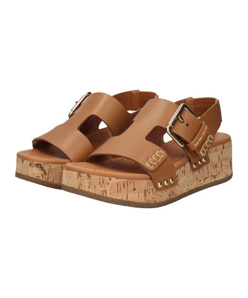 INTER-CHAUSSURES / インター ショシュール サンダル | 【Claire Charlotte】厚底コルクサンダル | 詳細1