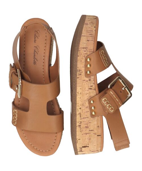 INTER-CHAUSSURES / インター ショシュール サンダル | 【Claire Charlotte】厚底コルクサンダル | 詳細7