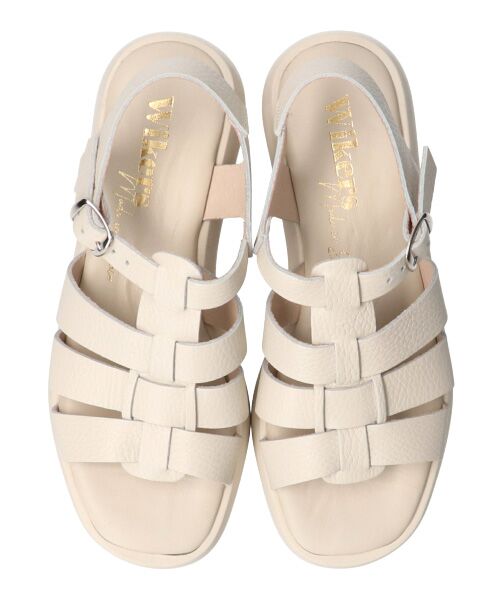 INTER-CHAUSSURES / インター ショシュール サンダル | 【WIKERS】ソフトスクエアトウ厚底グルカサンダル | 詳細4