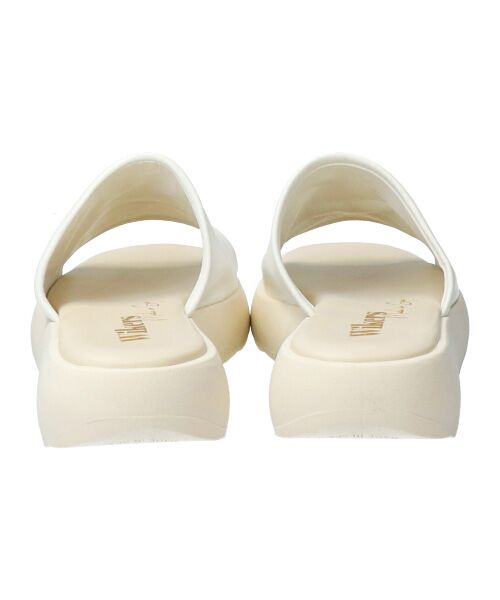 INTER-CHAUSSURES / インター ショシュール サンダル | 【WIKERS】ソフトスクエアトウ厚底スライドサンダル | 詳細4