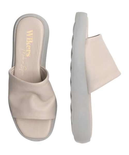 INTER-CHAUSSURES / インター ショシュール サンダル | 【WIKERS】ソフトスクエアトウ厚底スライドサンダル | 詳細14