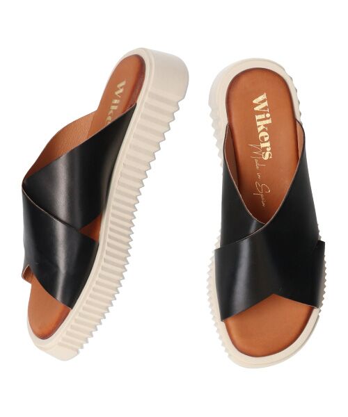 INTER-CHAUSSURES / インター ショシュール サンダル | 【WIKERS】厚底クロスベルトサンダル | 詳細7