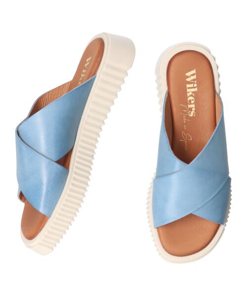 INTER-CHAUSSURES / インター ショシュール サンダル | 【WIKERS】厚底クロスベルトサンダル | 詳細23