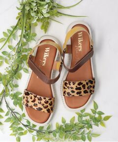 INTER-CHAUSSURES / インター ショシュール サンダル | 【WIKERS】カラーコンビアンクルストラップサンダル