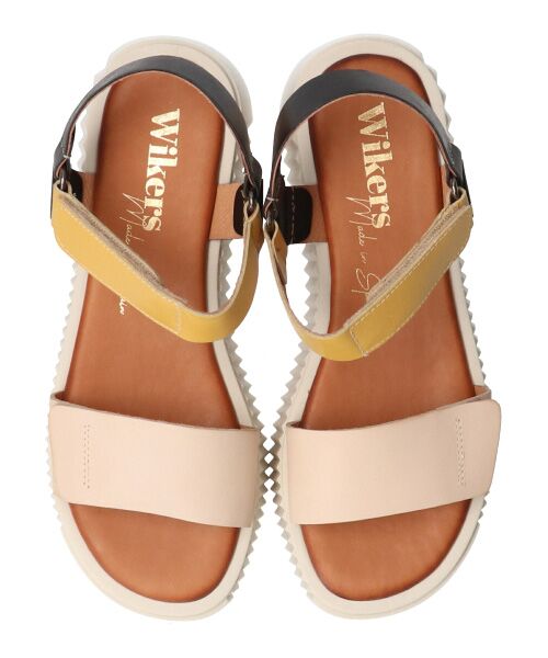 INTER-CHAUSSURES / インター ショシュール サンダル | 【WIKERS】カラーコンビアンクルストラップサンダル | 詳細5