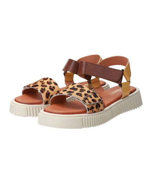 INTER-CHAUSSURES / インター ショシュール サンダル | 【WIKERS】カラーコンビアンクルストラップサンダル | 詳細9