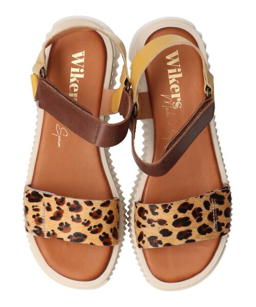 INTER-CHAUSSURES / インター ショシュール サンダル | 【WIKERS】カラーコンビアンクルストラップサンダル | 詳細13