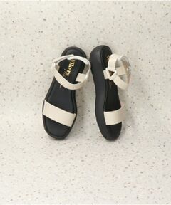 INTER-CHAUSSURES / インター ショシュール サンダル | 【WIKERS】ソフトスクエアトウ厚底サンダル