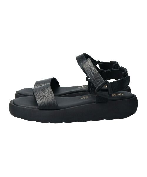 INTER-CHAUSSURES / インター ショシュール サンダル | 【WIKERS】ソフトスクエアトウ厚底サンダル | 詳細2