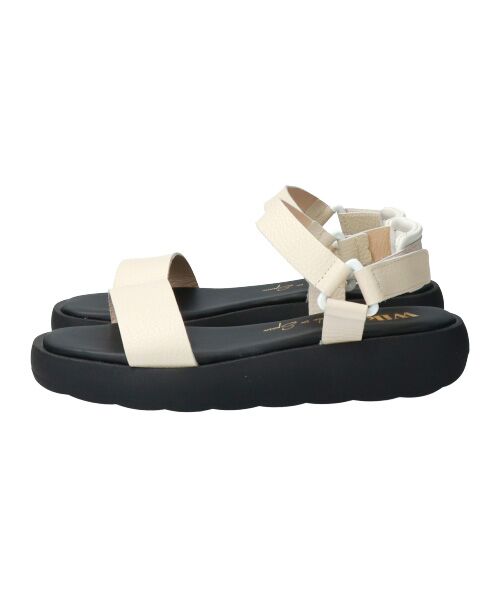 INTER-CHAUSSURES / インター ショシュール サンダル | 【WIKERS】ソフトスクエアトウ厚底サンダル | 詳細9