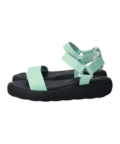 INTER-CHAUSSURES / インター ショシュール サンダル | 【WIKERS】ソフトスクエアトウ厚底サンダル | 詳細16