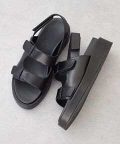 INTER-CHAUSSURES / インター ショシュール サンダル | 【EMILE】厚底ベルクロフットベッドサンダル