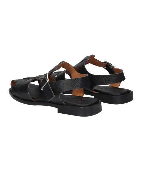 INTER-CHAUSSURES / インター ショシュール サンダル | 【Oh my Sandals】スクエアトウフラットグルカサンダル | 詳細3