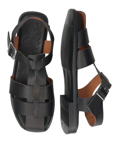 INTER-CHAUSSURES / インター ショシュール サンダル | 【Oh my Sandals】スクエアトウフラットグルカサンダル | 詳細7