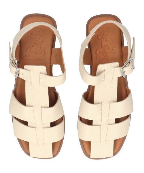 INTER-CHAUSSURES / インター ショシュール サンダル | 【Oh my Sandals】スクエアトウフラットグルカサンダル | 詳細15