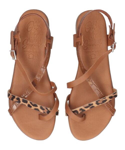 INTER-CHAUSSURES / インター ショシュール サンダル | 【Oh my Sandals】ラウンドトウストラップフラットサンダル | 詳細13