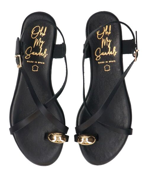 INTER-CHAUSSURES / インター ショシュール サンダル | 【Oh my Sandals】メタルサムリングサンダル | 詳細5