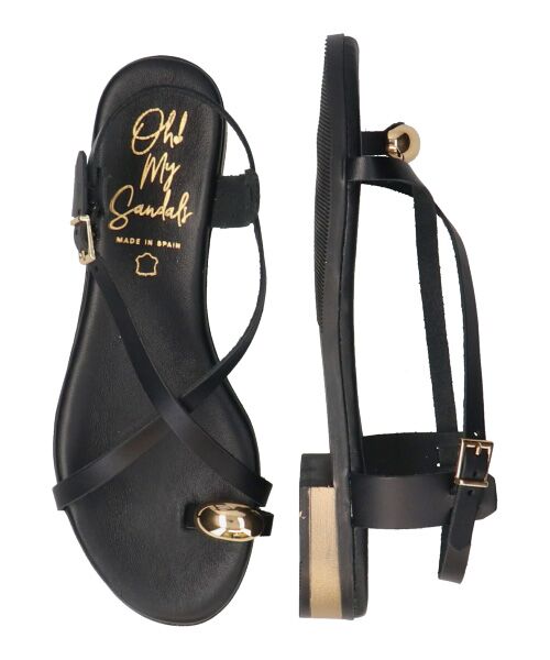 INTER-CHAUSSURES / インター ショシュール サンダル | 【Oh my Sandals】メタルサムリングサンダル | 詳細7