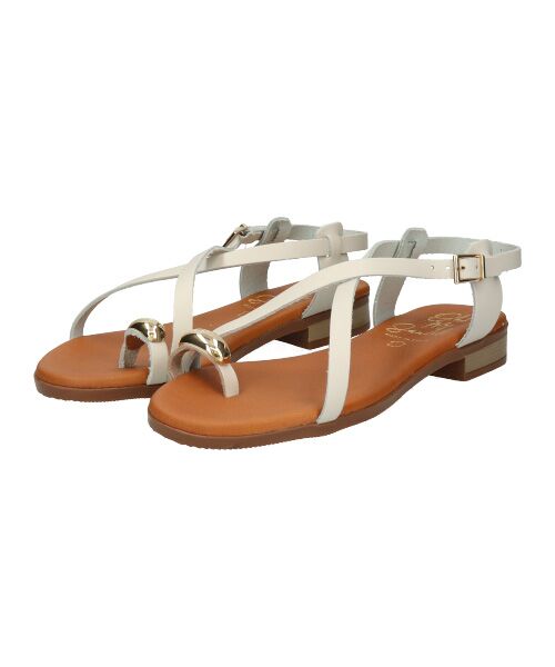 INTER-CHAUSSURES / インター ショシュール サンダル | 【Oh my Sandals】メタルサムリングサンダル | 詳細10