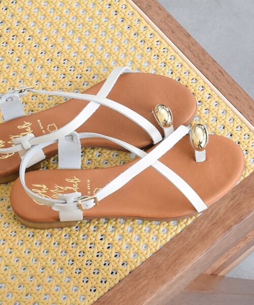 INTER-CHAUSSURES / インター ショシュール サンダル | 【Oh my Sandals】メタルサムリングサンダル | 詳細16