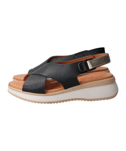 INTER-CHAUSSURES / インター ショシュール サンダル | 【Oh my Sandals】クロスベルトウエッジサンダル | 詳細2