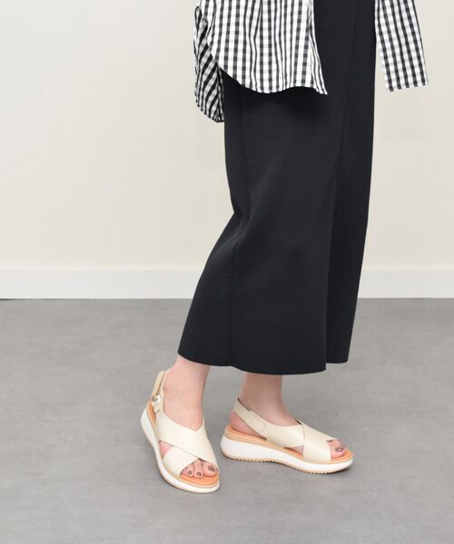 INTER-CHAUSSURES / インター ショシュール サンダル | 【Oh my Sandals】クロスベルトウエッジサンダル | 詳細16