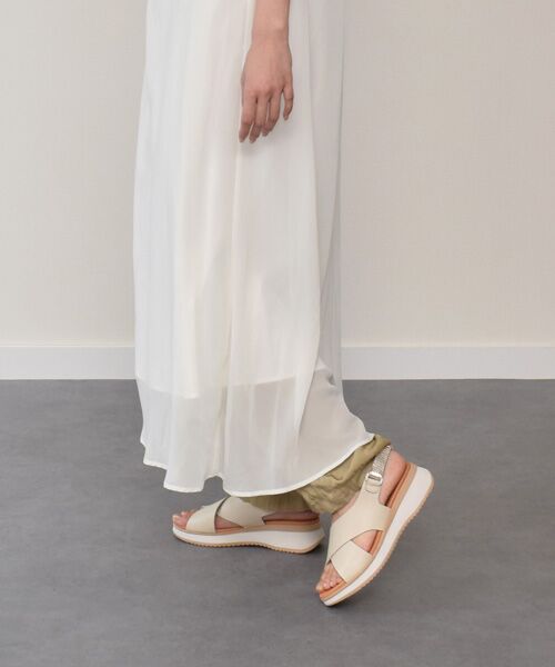 INTER-CHAUSSURES / インター ショシュール サンダル | 【Oh my Sandals】クロスベルトウエッジサンダル | 詳細17