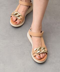 INTER-CHAUSSURES / インター ショシュール サンダル | 【Oh my Sandals】メタルチェーンベルクロサンダル
