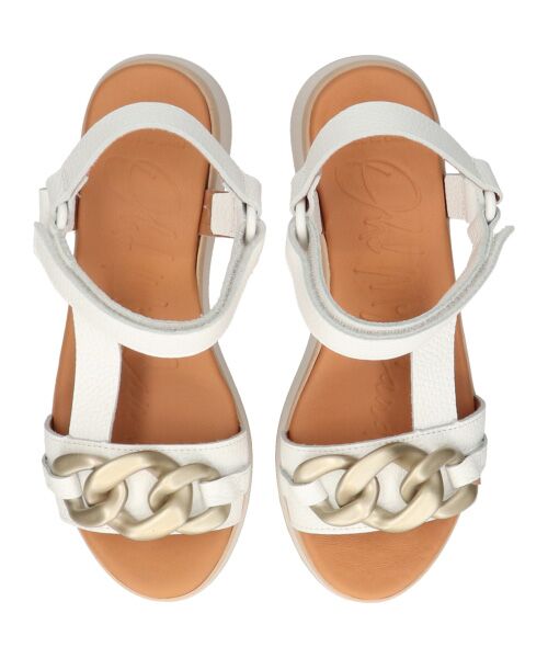 INTER-CHAUSSURES / インター ショシュール サンダル | 【Oh my Sandals】メタルチェーンベルクロサンダル | 詳細13