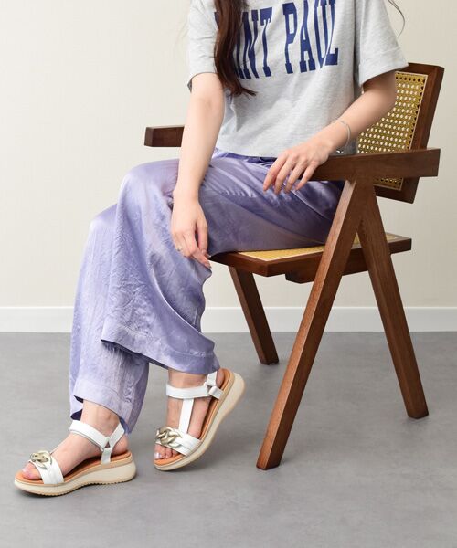 INTER-CHAUSSURES / インター ショシュール サンダル | 【Oh my Sandals】メタルチェーンベルクロサンダル | 詳細15