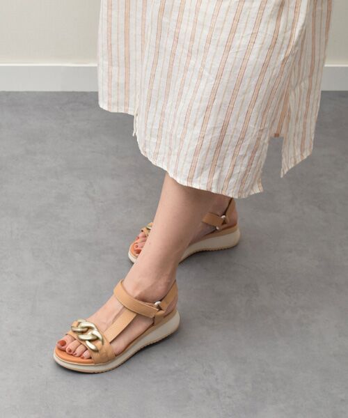 INTER-CHAUSSURES / インター ショシュール サンダル | 【Oh my Sandals】メタルチェーンベルクロサンダル | 詳細23