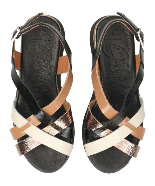 INTER-CHAUSSURES / インター ショシュール サンダル | 【Oh my Sandals】カラーコンビ厚底サンダル | 詳細5