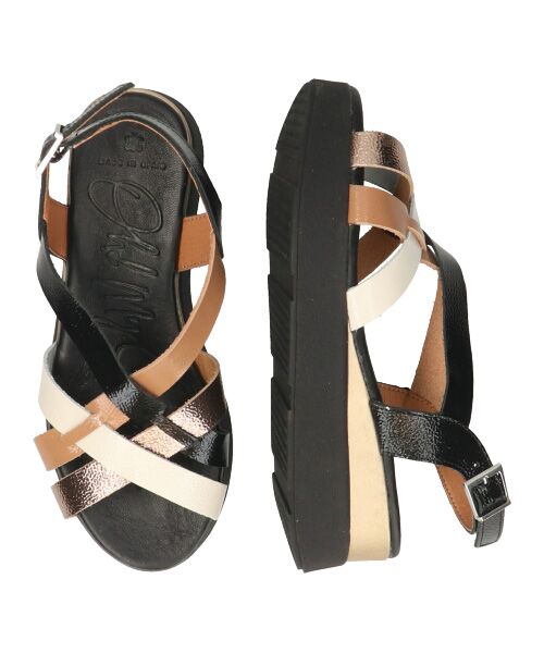 INTER-CHAUSSURES / インター ショシュール サンダル | 【Oh my Sandals】カラーコンビ厚底サンダル | 詳細7