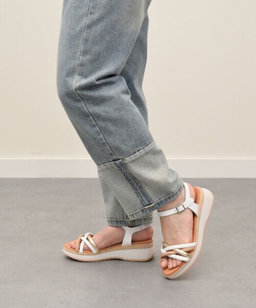 INTER-CHAUSSURES / インター ショシュール サンダル | 【Oh my Sandals】厚底アンクルストラップサンダル | 詳細8