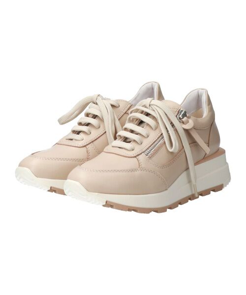 INTER-CHAUSSURES / インター ショシュール スニーカー | 【QUSHELI】アウトサイドジップレザースニーカー | 詳細8