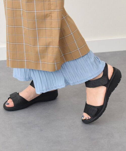 INTER-CHAUSSURES / インター ショシュール サンダル | 【IMAC】アンクルベルトスポーツサンダル（ブラック）