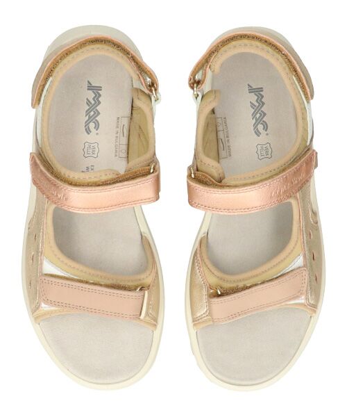 INTER-CHAUSSURES / インター ショシュール サンダル | 【IMAC】異素材コンビベルクロスポーツサンダル | 詳細14