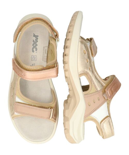 INTER-CHAUSSURES / インター ショシュール サンダル | 【IMAC】異素材コンビベルクロスポーツサンダル | 詳細16