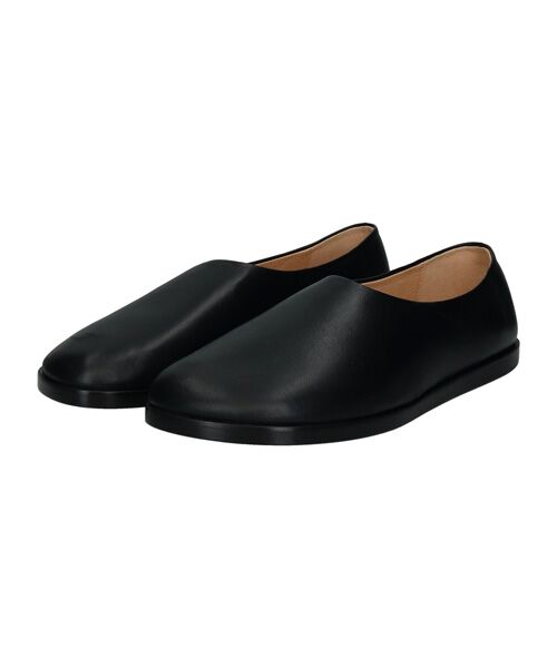 INTER-CHAUSSURES / インター ショシュール フラットシューズ | 【EMILE】オブリークトウフラットスリッポン | 詳細1