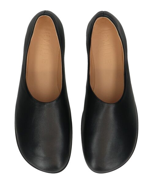 INTER-CHAUSSURES / インター ショシュール フラットシューズ | 【EMILE】オブリークトウフラットスリッポン | 詳細4