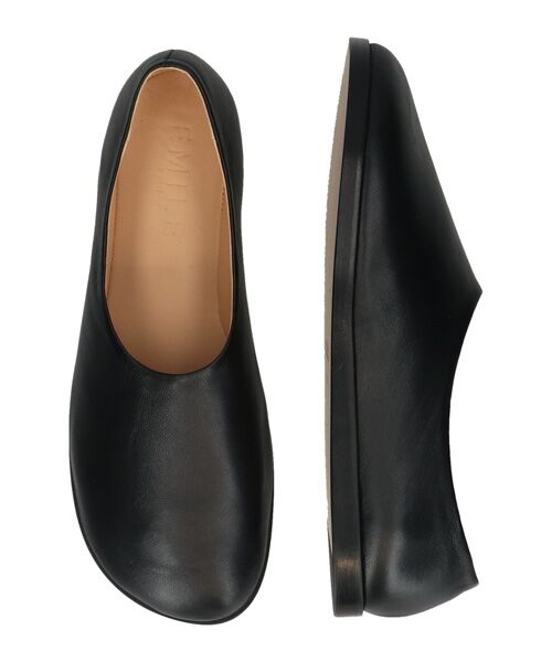 INTER-CHAUSSURES / インター ショシュール フラットシューズ | 【EMILE】オブリークトウフラットスリッポン | 詳細6