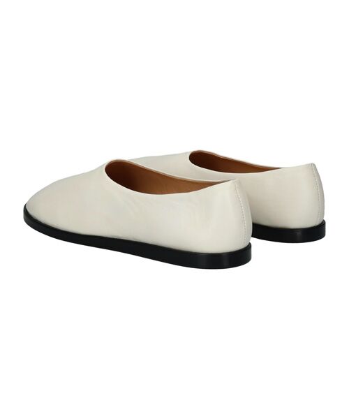 INTER-CHAUSSURES / インター ショシュール フラットシューズ | 【EMILE】オブリークトウフラットスリッポン | 詳細8