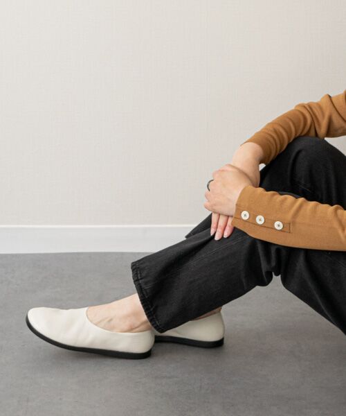 INTER-CHAUSSURES / インター ショシュール フラットシューズ | 【EMILE】オブリークトウフラットスリッポン | 詳細18
