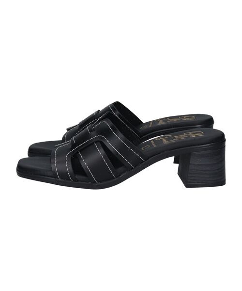 INTER-CHAUSSURES / インター ショシュール サンダル | 【Oh my Sandals】チャンキーヒールレザーサンダル | 詳細2