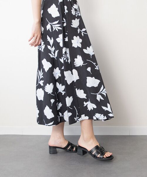 INTER-CHAUSSURES / インター ショシュール サンダル | 【Oh my Sandals】チャンキーヒールレザーサンダル | 詳細8