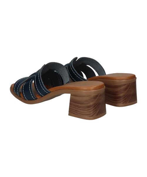 INTER-CHAUSSURES / インター ショシュール サンダル | 【Oh my Sandals】チャンキーヒールレザーサンダル | 詳細12