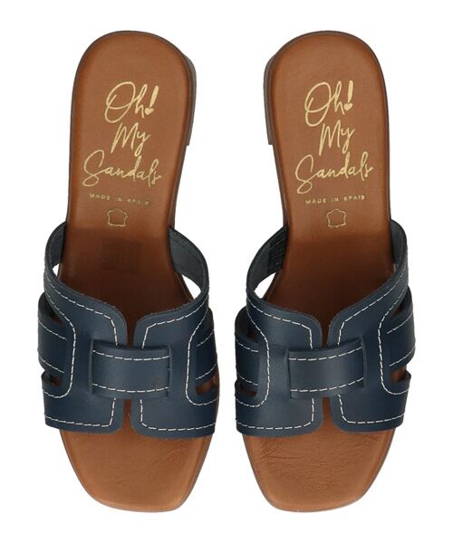 INTER-CHAUSSURES / インター ショシュール サンダル | 【Oh my Sandals】チャンキーヒールレザーサンダル | 詳細14