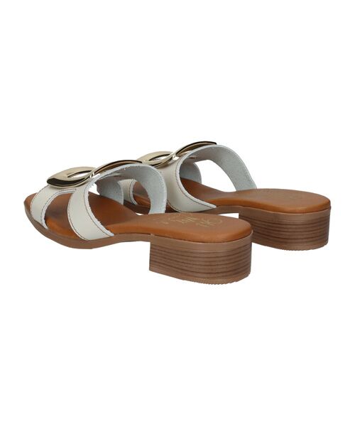 INTER-CHAUSSURES / インター ショシュール サンダル | 【Oh my Sandals】メタルバックルローヒールミュールサンダル | 詳細3