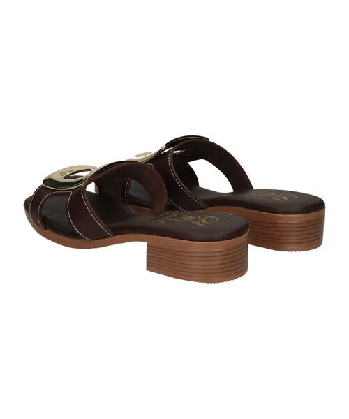 INTER-CHAUSSURES / インター ショシュール サンダル | 【Oh my Sandals】メタルバックルローヒールミュールサンダル | 詳細12